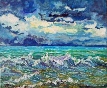 Print of Fine Art Seascape Paintings by Viktoriya Filipchenko