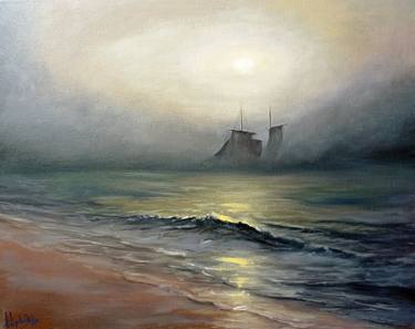 Print of Fine Art Ship Paintings by Viktoriya Filipchenko