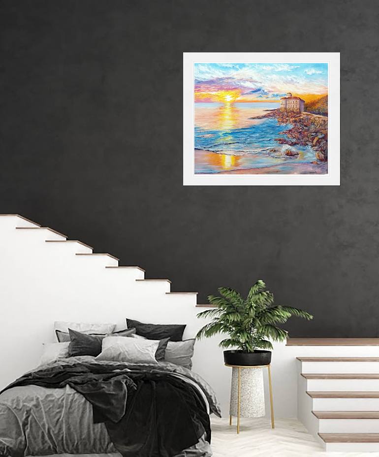 Original Seascape Painting by Viktoriya Filipchenko