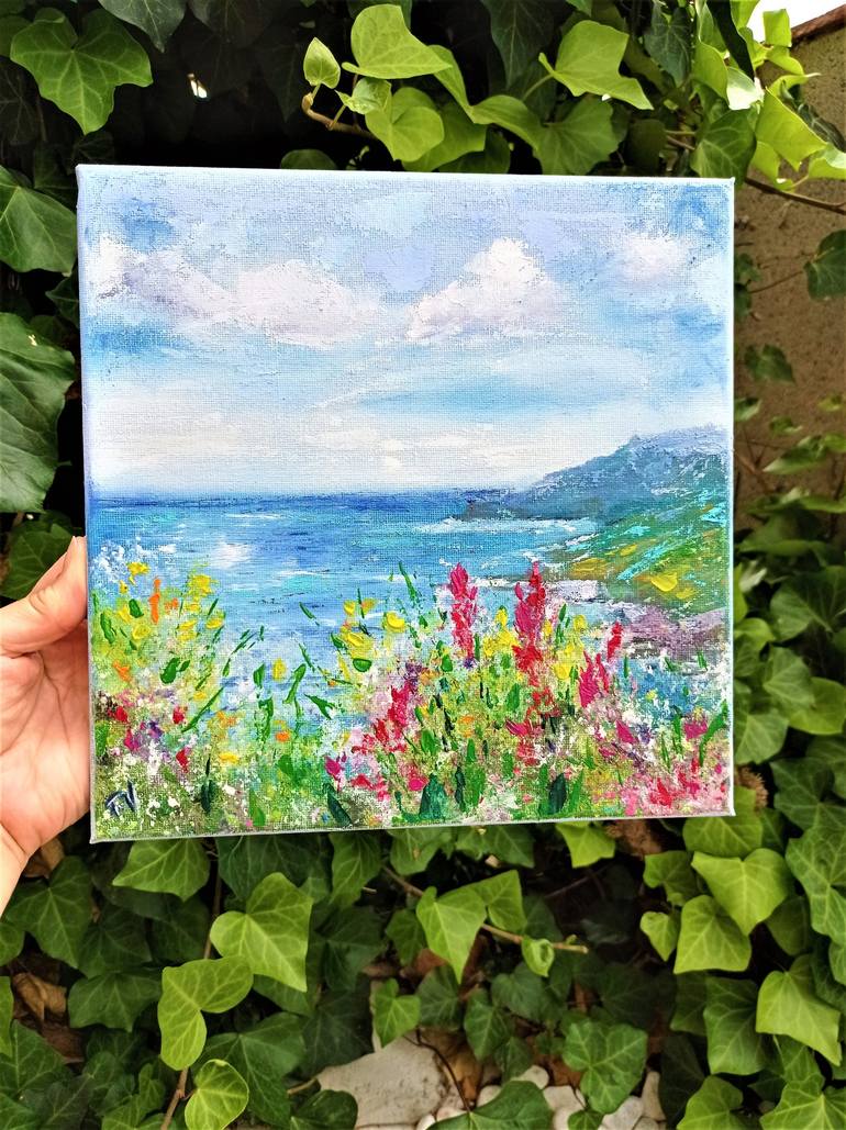 Original Seascape Painting by Viktoriya Filipchenko