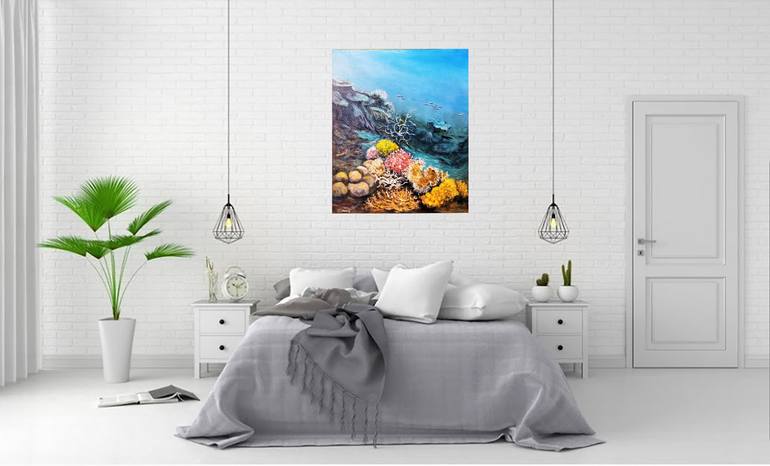 Original Photorealism Nature Painting by Viktoriya Filipchenko