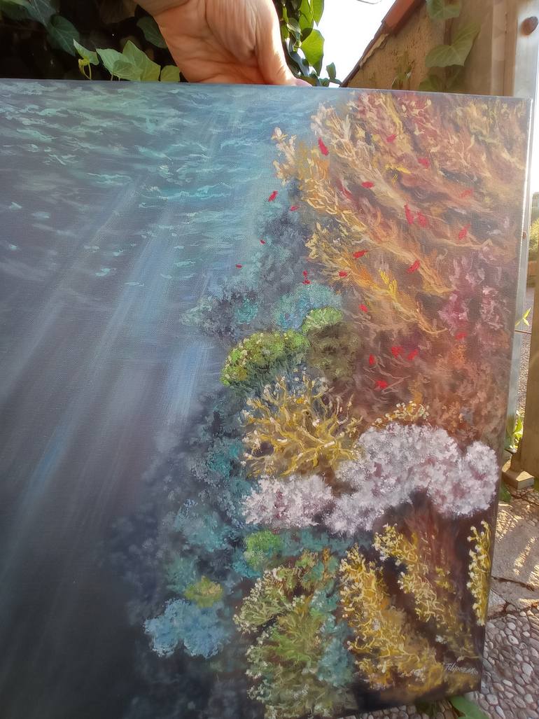 Original Figurative Nature Painting by Viktoriya Filipchenko