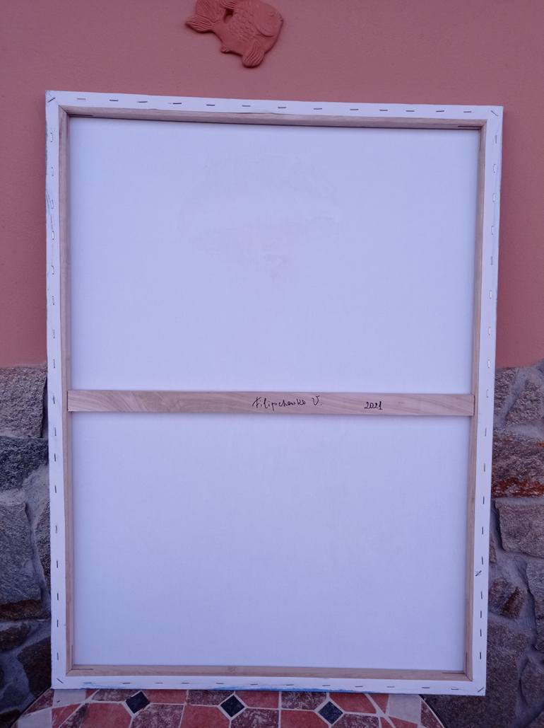 Original Figurative Animal Painting by Viktoriya Filipchenko