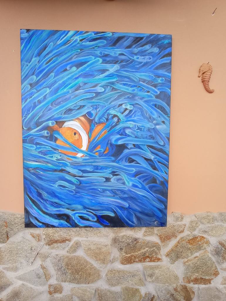 Original Illustration Fish Painting by Viktoriya Filipchenko
