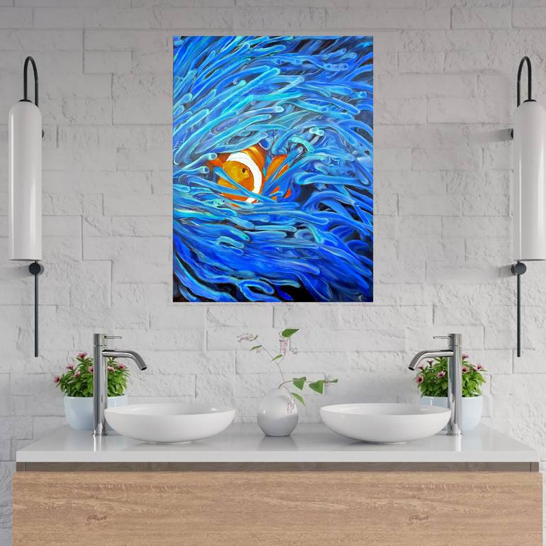 Original Figurative Animal Painting by Viktoriya Filipchenko