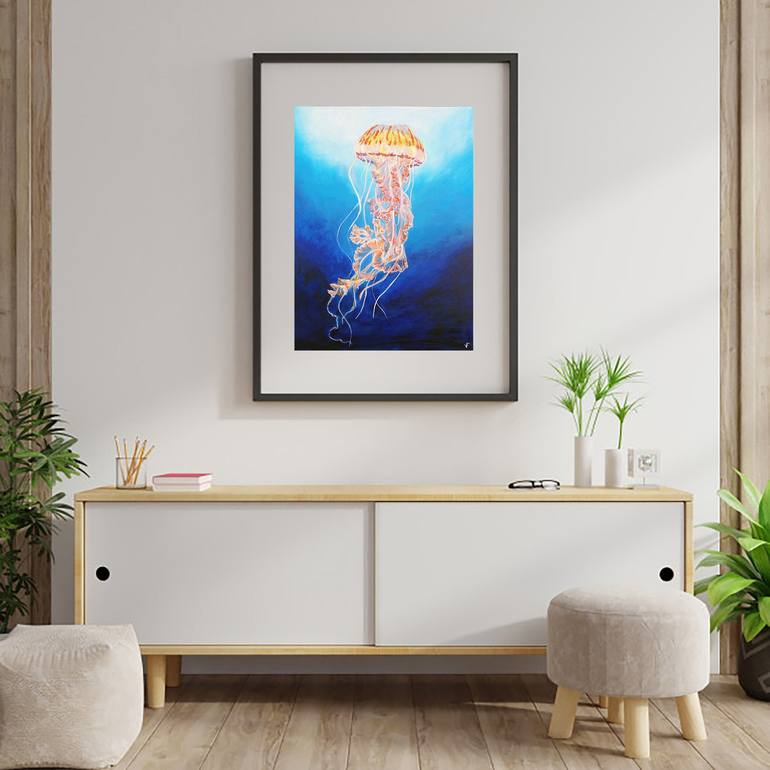 Original Fish Painting by Viktoriya Filipchenko