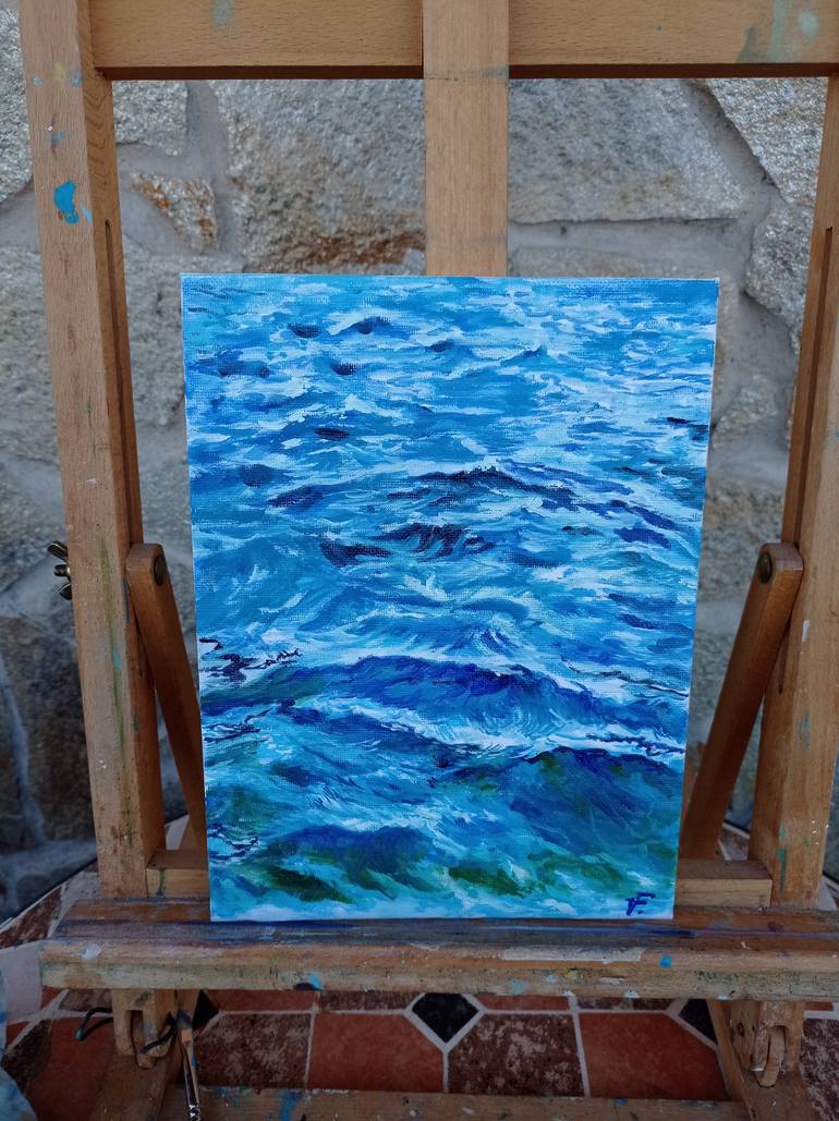 Original Water Painting by Viktoriya Filipchenko