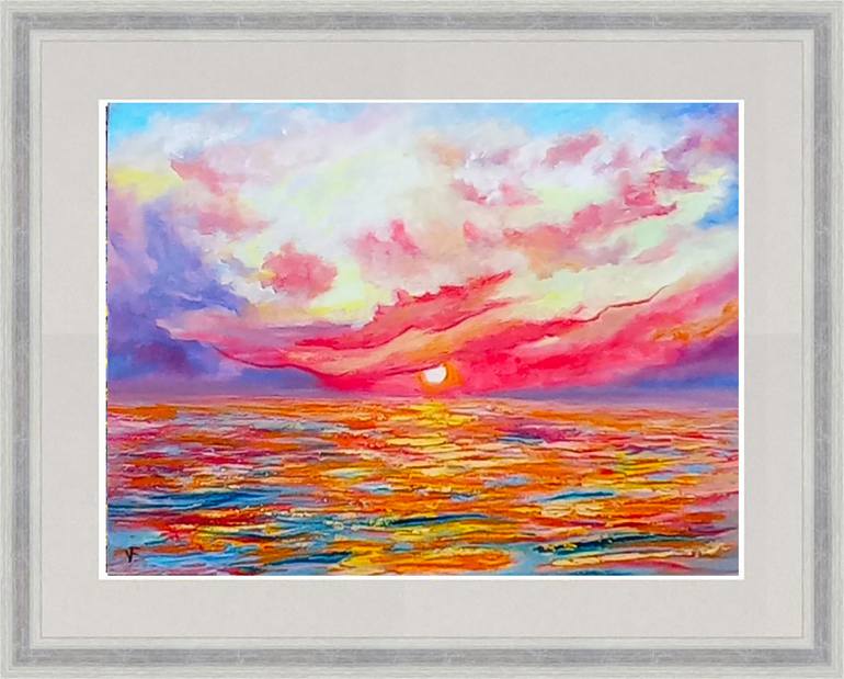 Original Seascape Painting by Viktoriya Filipchenko