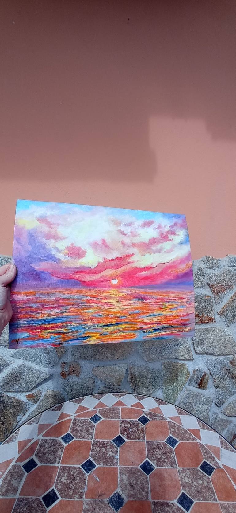 Original Seascape Painting by Viktoriya Filipchenko