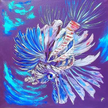 Print of Abstract Expressionism Fish Paintings by Viktoriya Filipchenko