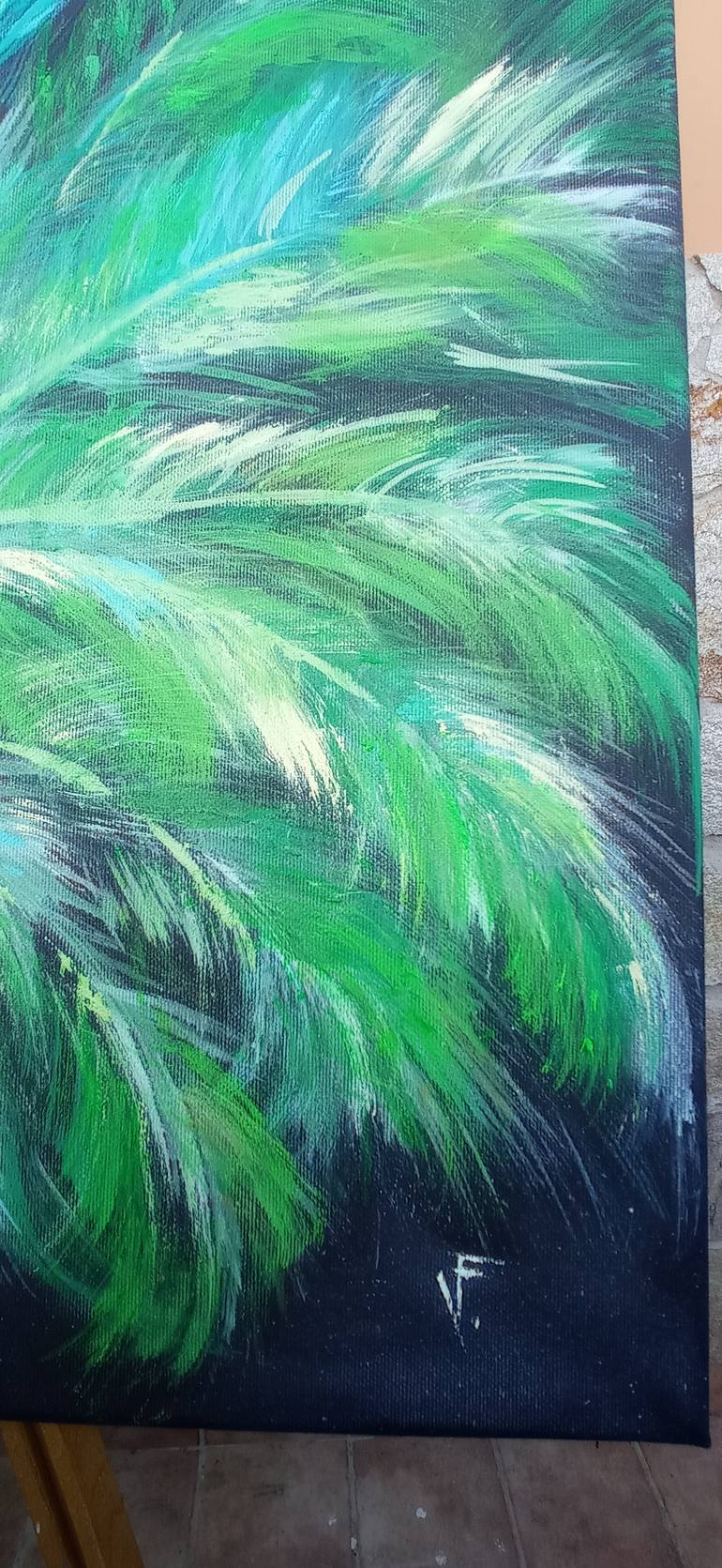 Original Abstract Expressionism Women Painting by Viktoriya Filipchenko