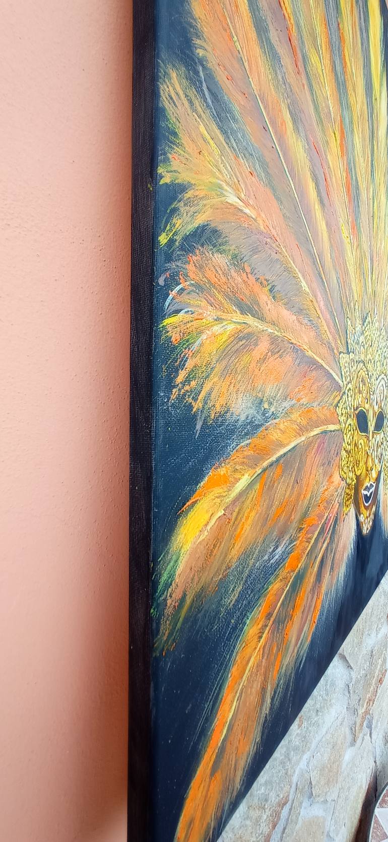 Original Abstract Expressionism Women Painting by Viktoriya Filipchenko