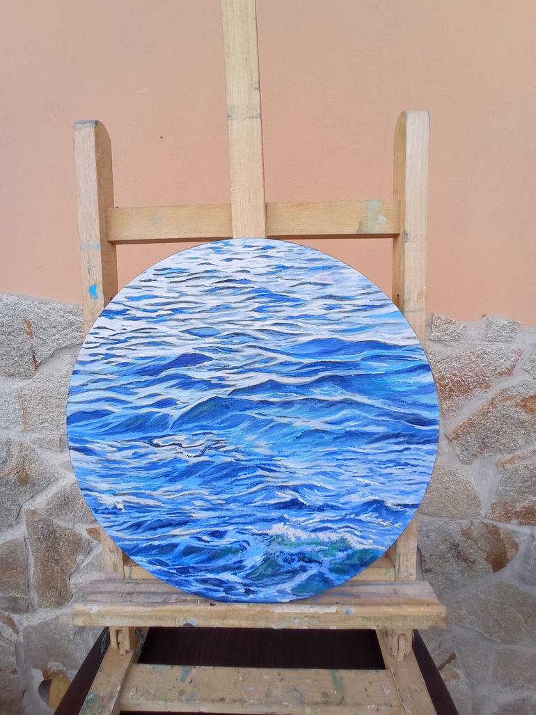 Original Modernism Water Painting by Viktoriya Filipchenko