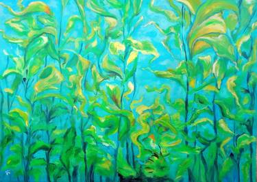 Blue And Green Art Paintings | Saatchi Art