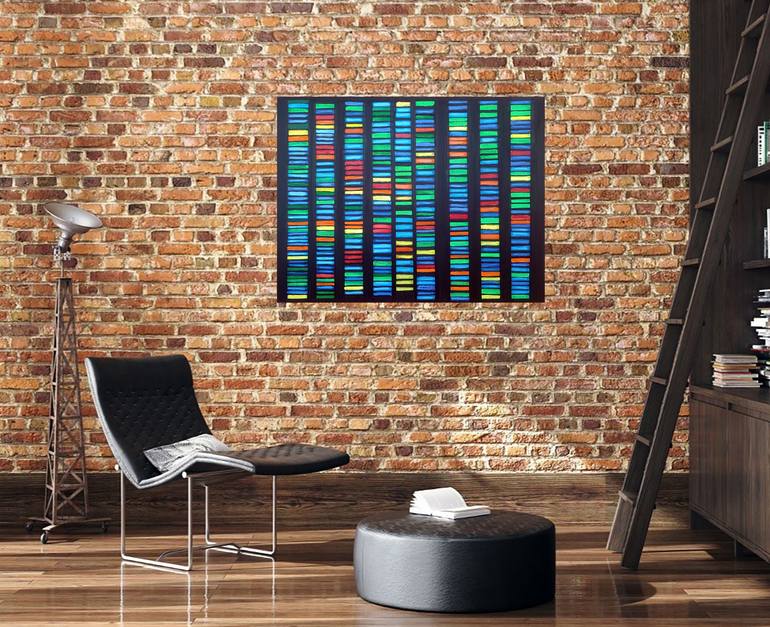 Original Conceptual Abstract Painting by Viktoriya Filipchenko