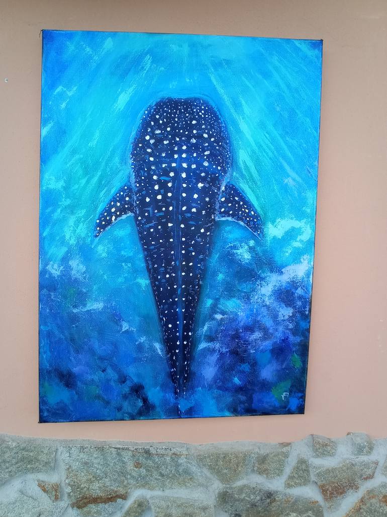 Original Abstract Expressionism Animal Painting by Viktoriya Filipchenko