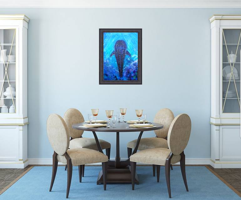 Original Abstract Expressionism Animal Painting by Viktoriya Filipchenko