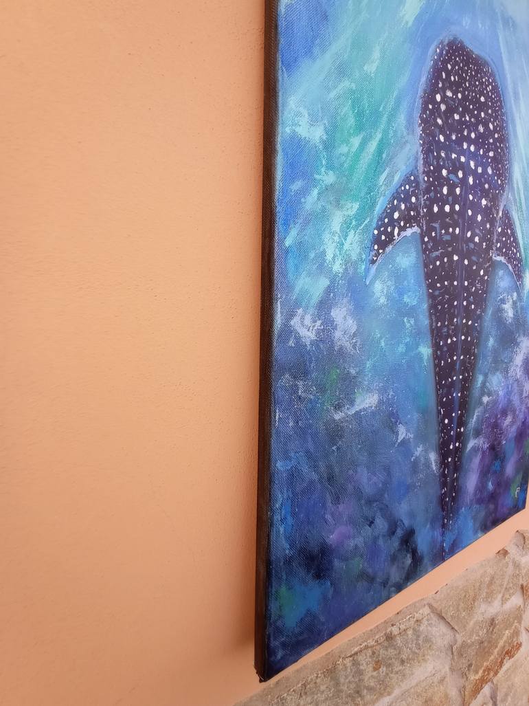 Original Abstract Expressionism Animal Painting by Viktoriya Filipchenko