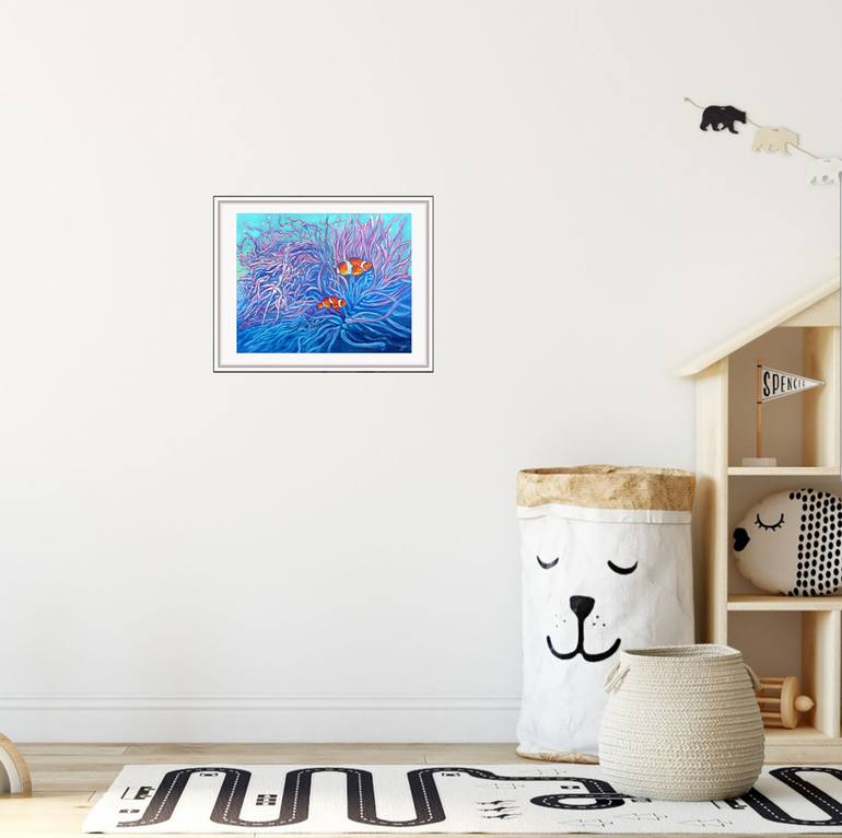 Original Fish Painting by Viktoriya Filipchenko