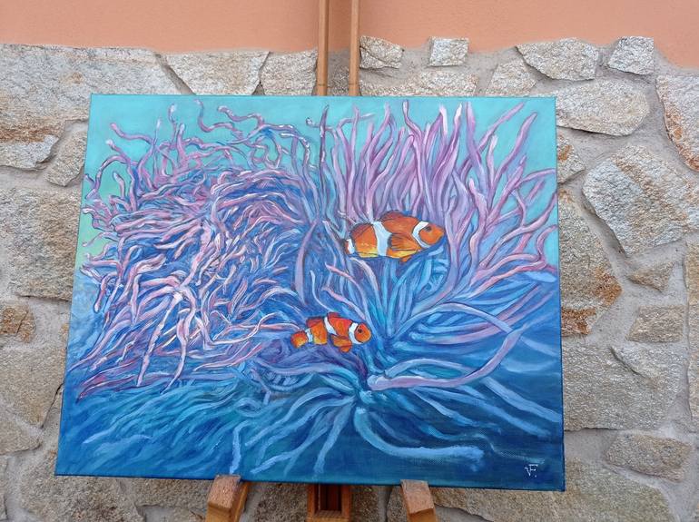 Original Fish Painting by Viktoriya Filipchenko