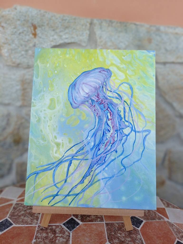 Original Abstract Animal Painting by Viktoriya Filipchenko