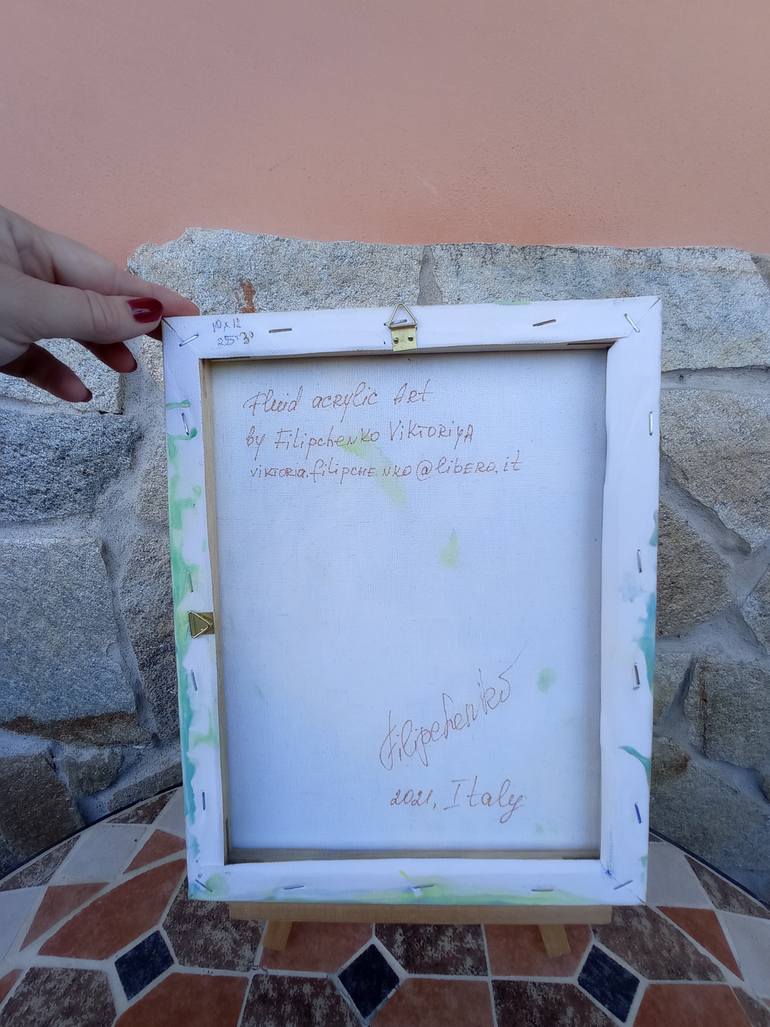 Original Abstract Animal Painting by Viktoriya Filipchenko