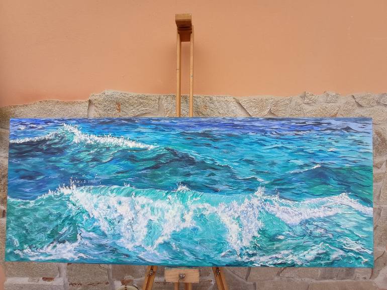 Original Water Painting by Viktoriya Filipchenko