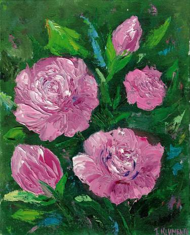 Print of Expressionism Floral Paintings by Tetiana Klymenko