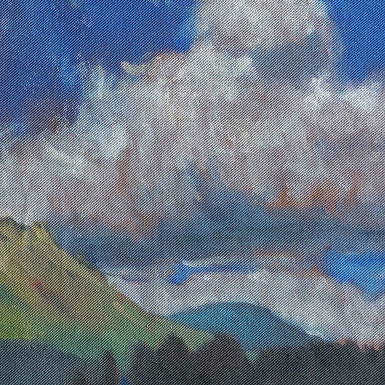 Original Illustration Landscape Painting by Agustin Torri