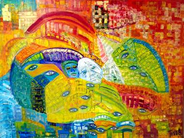 Original Abstract Culture Paintings by TissA A