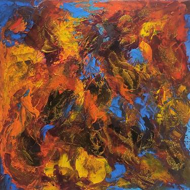 Original Abstract Expressionism Abstract Paintings by TissA A