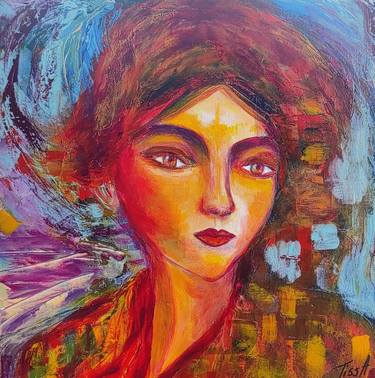 Original Figurative People Paintings by TissA A