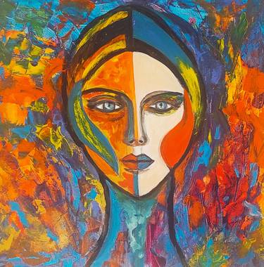 Original Abstract Women Paintings by TissA A