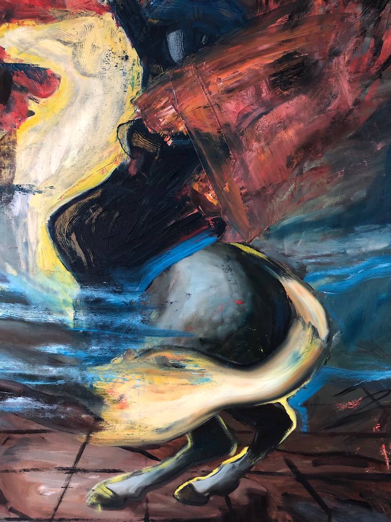 Original Abstract Painting by Victor Nesterchuk