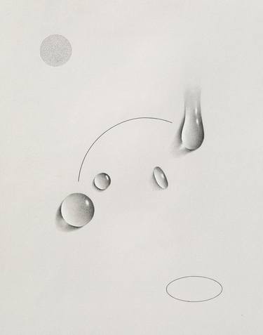 Original Fine Art Abstract Drawings by Parker Thornton