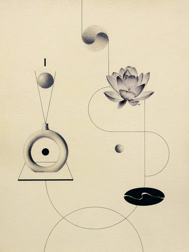 Original Abstract Drawings by Parker Thornton