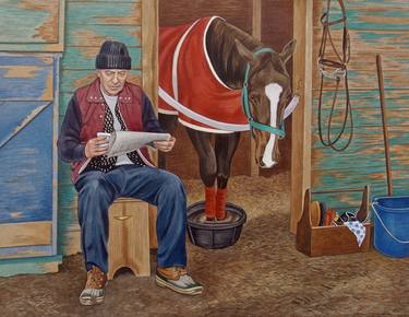 Original Horse Paintings by Yetti Frenkel