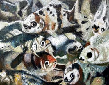 Print of Fish Paintings by Andres Portillo