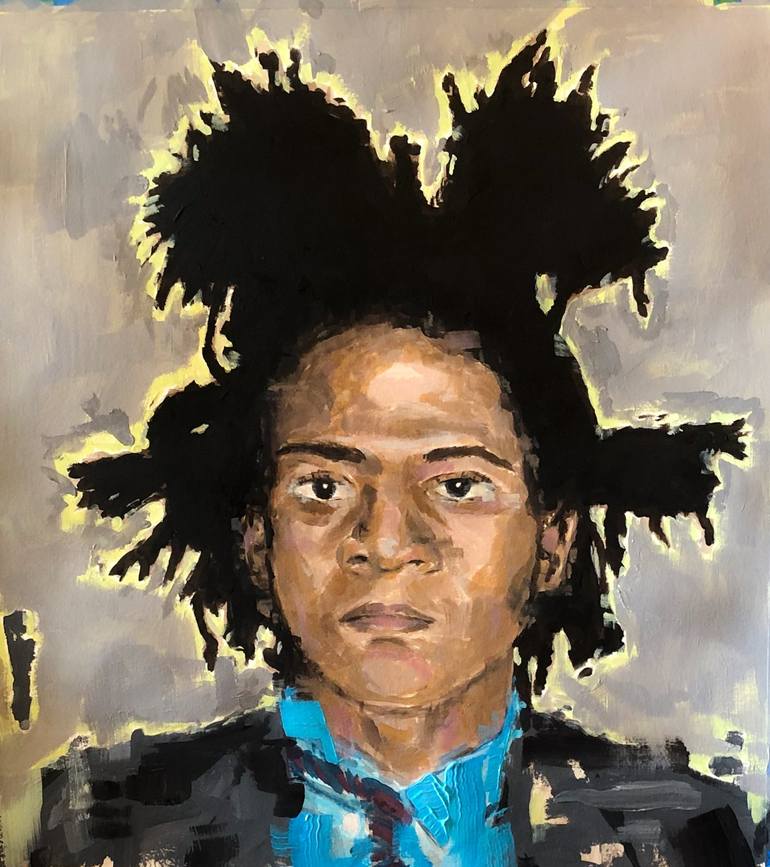 Portrait Of Basquiat. Painting by Christopher Babb | Saatchi Art