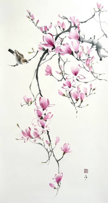 Pink Magnolia and Sparrow thumb