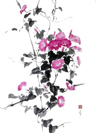 Print of Fine Art Floral Paintings by Ellada Saridi