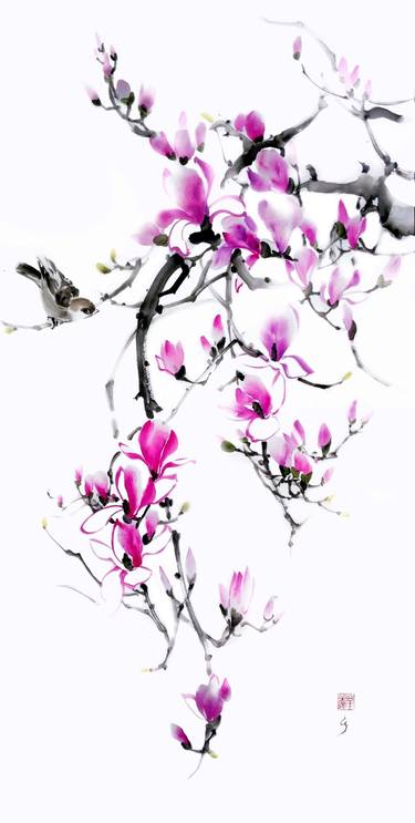 Pink Magnolia and Sparrow thumb