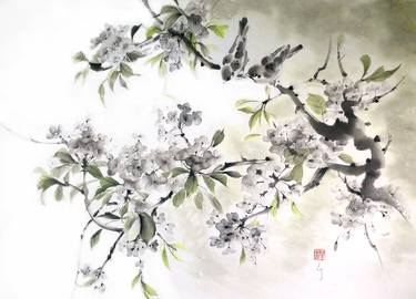 Original Tree Paintings by Ellada Saridi