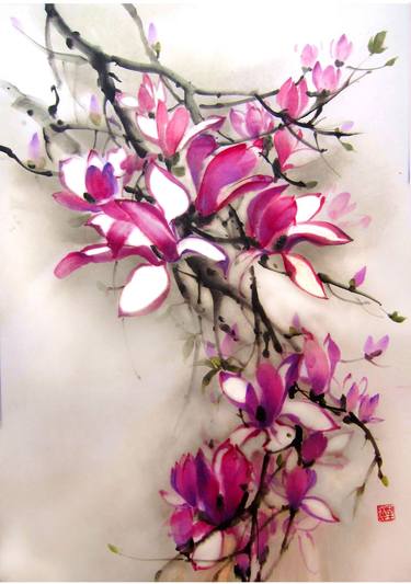 Print of Illustration Floral Paintings by Ellada Saridi