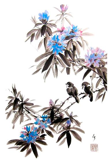 Print of Animal Paintings by Ellada Saridi