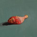 Raw Chicken Leg by Mark Pacheco