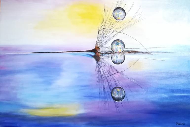 Reflexos Painting by Giuliana Cerlon