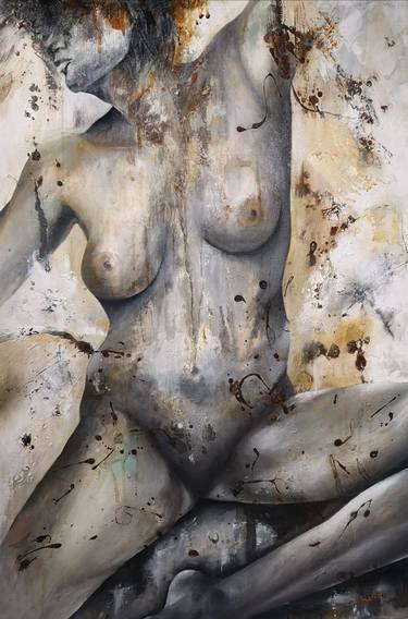 Original Figurative Nude Paintings by Domenica Galtieri