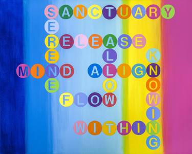 Original Pop Art Language Paintings by Laura Alexander