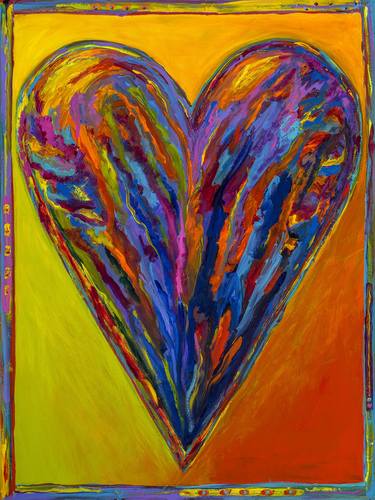 Original Abstract Love Paintings by Laura Alexander